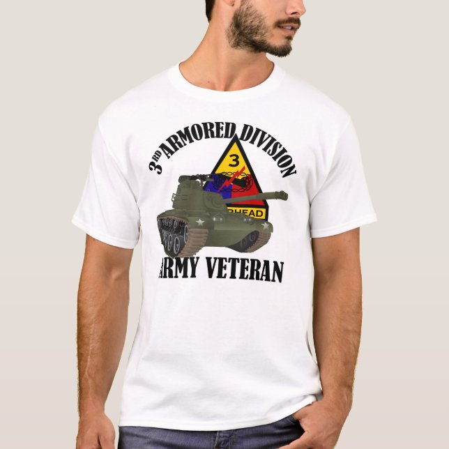 3. ANZEIGE Tierarzt - M-48 Patton Behälter T-Shirt (Vorderseite)
