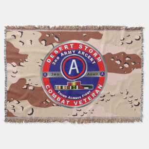 3. Armee ARCENT Desert Storm Veteran Decke