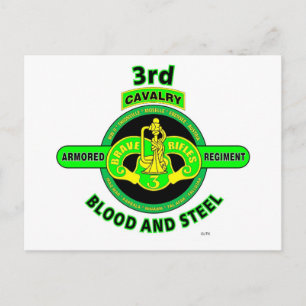 3. ARMORED CAVALRY REGIMENT "BRAVE RIFLES" POSTKARTE