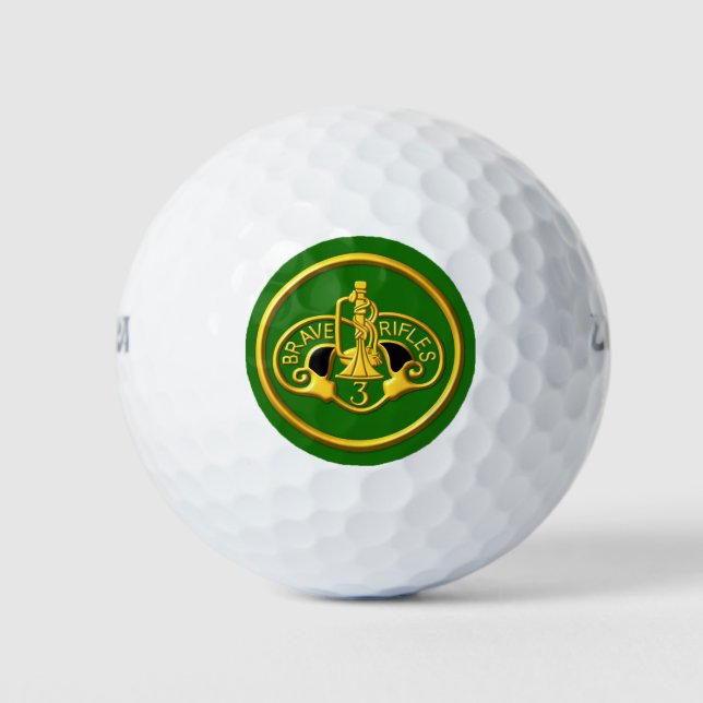 3. Armored Cavalry Regiment Golf Balls Golfball (Vorderseite)