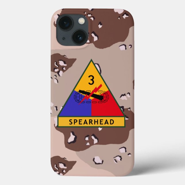 3. Armored Division "Spearhead"-Wüste-Camouflage Case-Mate iPhone Hülle (Rückseite)