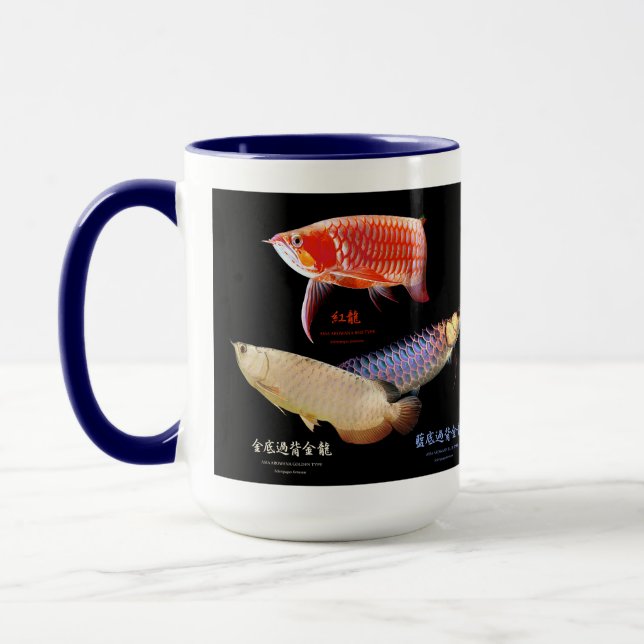 3 Asian Arowanas Tasse (Links)