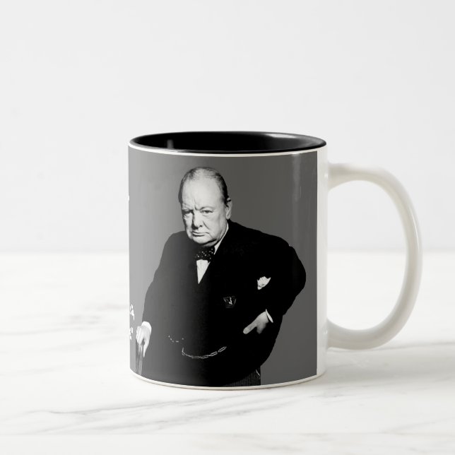 #3 - Auf Haben der Feinde Zweifarbige Tasse (Rechts)