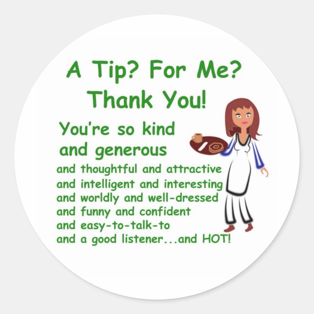 3" Aufkleber mit einem Hinweis für mich Design (Vorderseite)