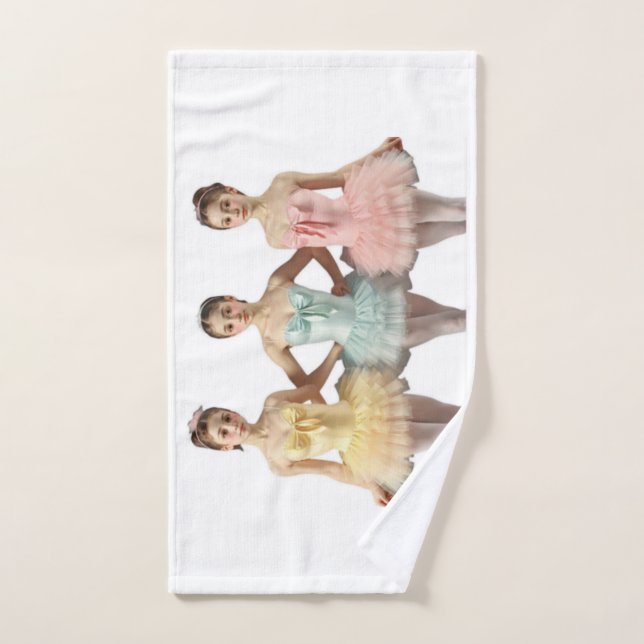 3 bailarinas en tonos suaves Toalla Handtuch (Handtuch)