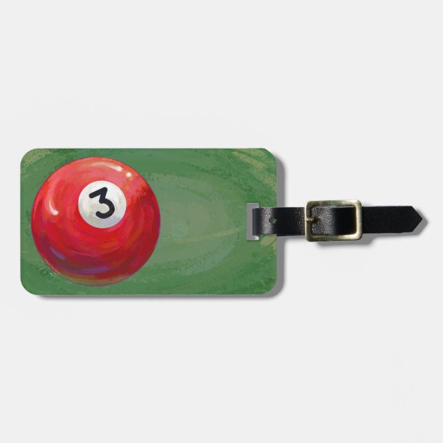 3 Ball Gepäckanhänger (Vorderseite horizontal)