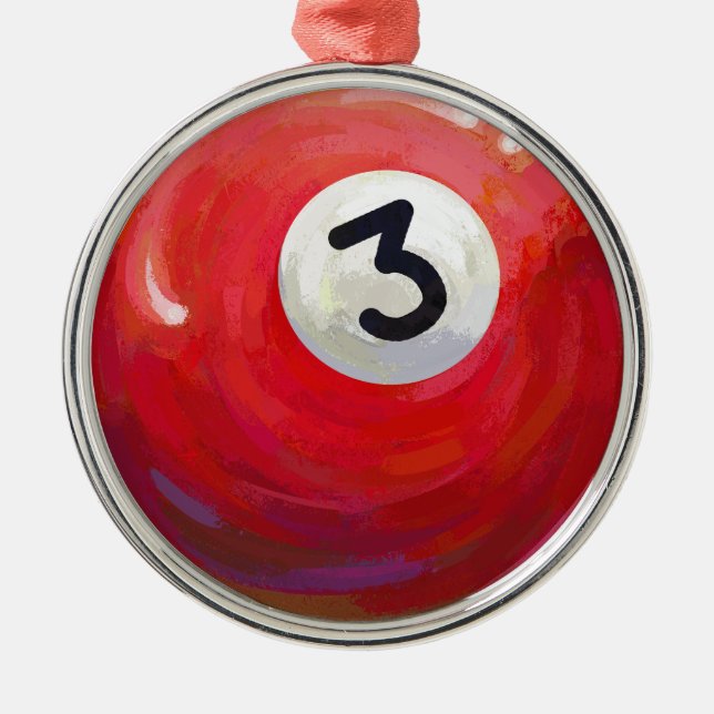 3 Ball Ornament Aus Metall (Vorne)