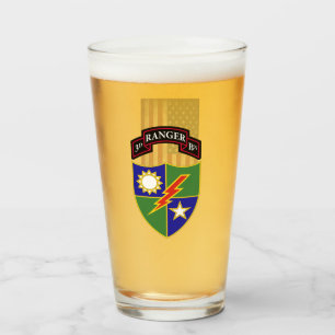 3. Bataillon - 75. Förster-Regiment - US-Flagge - Glas