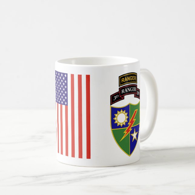 3. Bataillon - 75. Ranger mit Tab-Tasse Tasse (VorderseiteRechts)