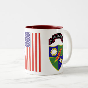 3. Bataillon - 75. Ranger Regiment Zwei-Tone-Tasse Zweifarbige Tasse