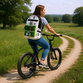 3 BEDRUCKTER RUCKSACK