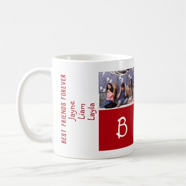 3 Best Friends Forever BESTE FREUNDIN 3 Fotos Verl Kaffeetasse (Links)