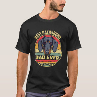 3 Bester Dachshund-Vater Aller Zeiten T-Shirt