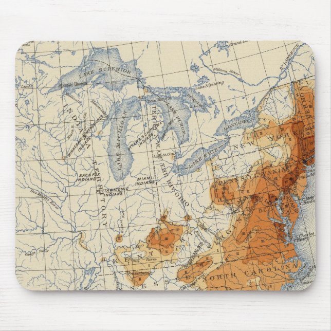 3 Bevölkerung 1800 Mousepad (Vorne)