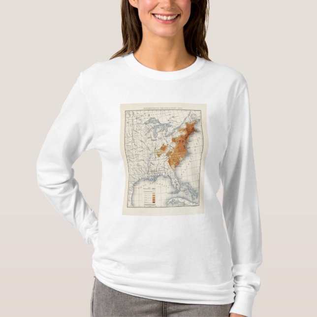 3 Bevölkerung 1800 T-Shirt (Vorderseite)