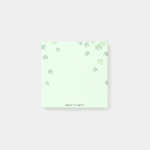 3-Blatt-Kleeblatt St Patrick's Day Post-it Klebezettel
