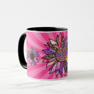 3 Blume Glitzer Mama anpassen Tasse