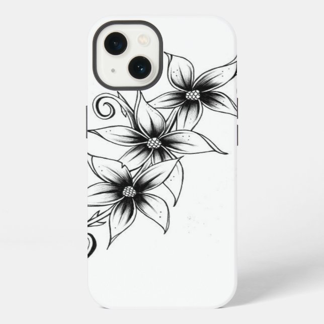3 Blumen iPhone Hülle (Rückseite)