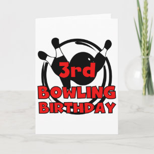 3. Bowling Geburtstagsgeschenke Karte