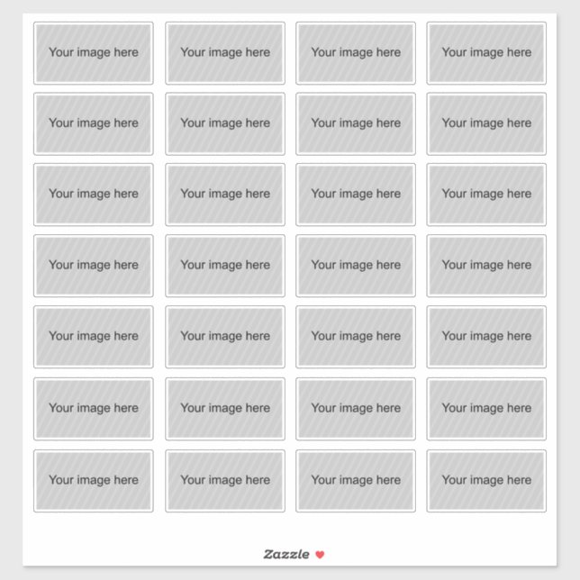 3" breite Aufkleber - 28 Aufkleber (Blatt)