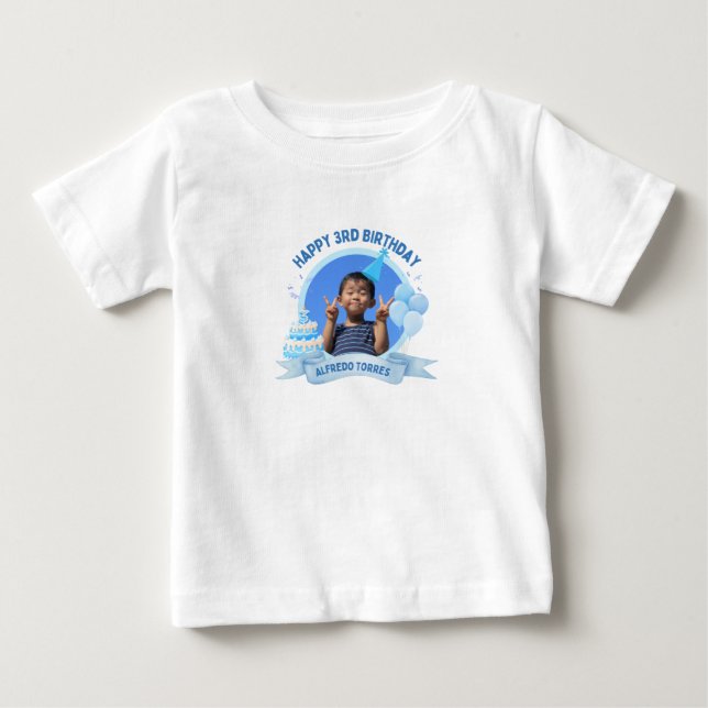 3. BRITHDAY-PARTY BABY T-SHIRT (Vorderseite)