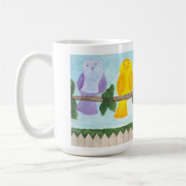 3 bunte Vögel Kaffeetasse