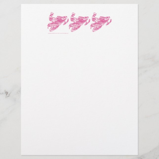 3-Camouflagen-rosa Schlitten (Vorderseite)