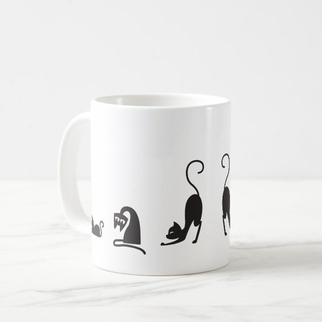 3 cats kaffeetasse (Vorderseite Links)