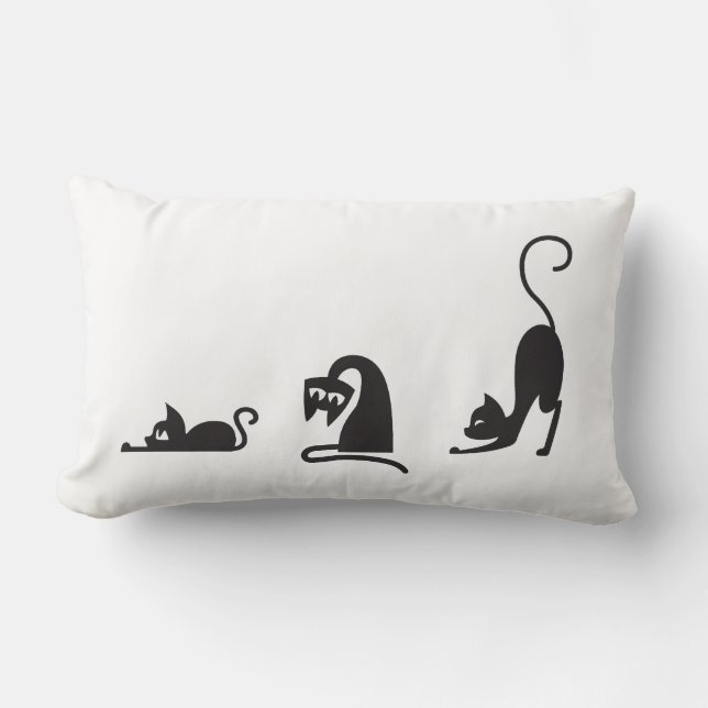3 cats lendenkissen (Vorderseite)