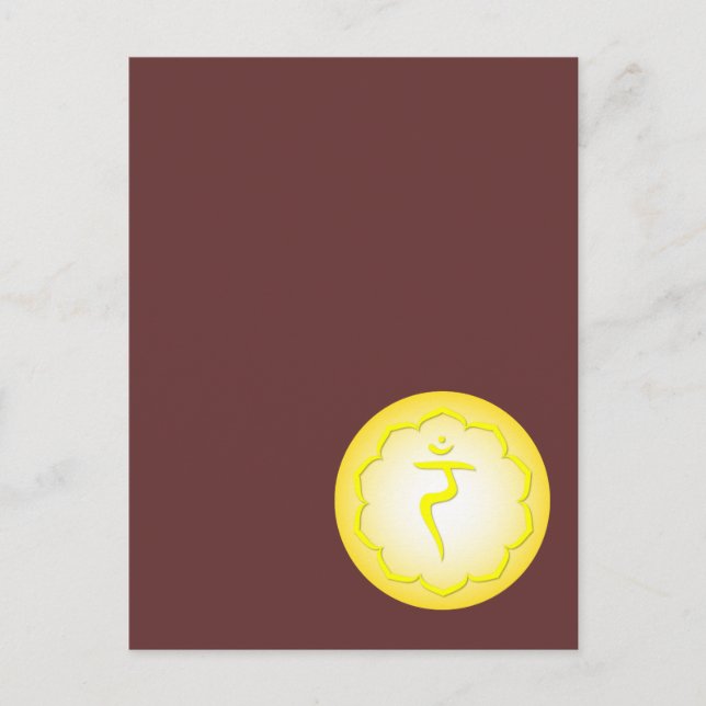 3. Chakra - Manipura Postkarte (Vorderseite)