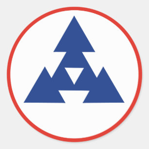 3. COSCOM Deutschland Runder Aufkleber