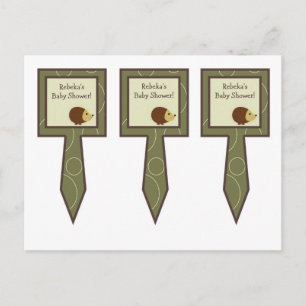3 Cup Cake Picks Forrest Animal Owl Dei Bird Porc Einladungspostkarte