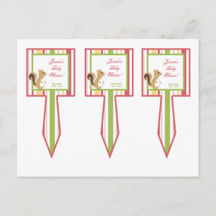 3 Cup Cake Picks Liebe und Natur Girl Woodland Sch Einladungspostkarte