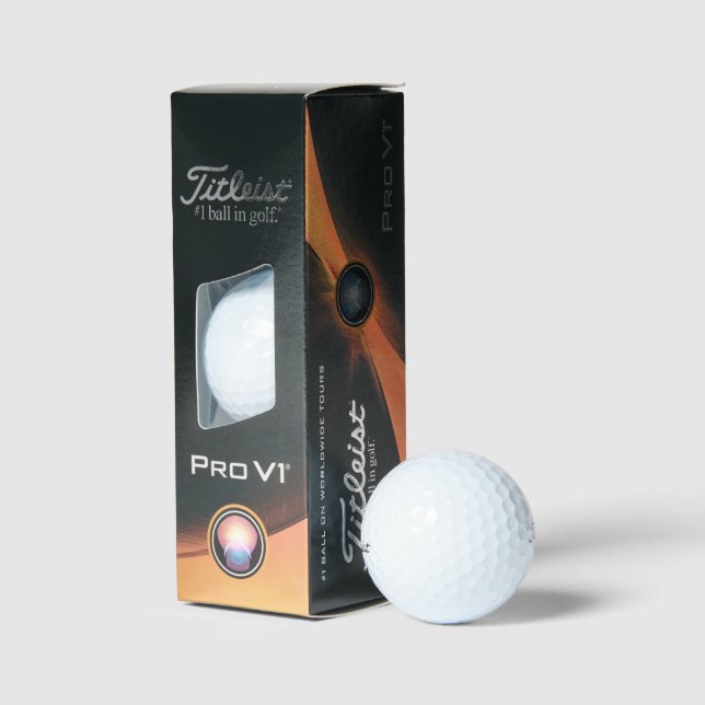 3 Custom Titleist Pro V1 Golf Ball Gastgeschenke H (Verpackung)