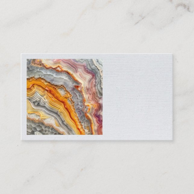 3 D Agate Business Cards Visitenkarte (Vorderseite)