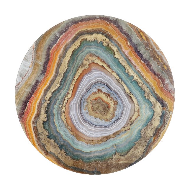 3 D Agate Cutting Board Schneidebrett (Vorderseite)