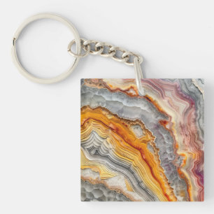 3 D Agate Schlüsselanhänger