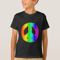3-D Regenbogen-Friedenszeichen #1
