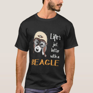 3 Das Leben ist einfach besser mit einem Beagle T-Shirt