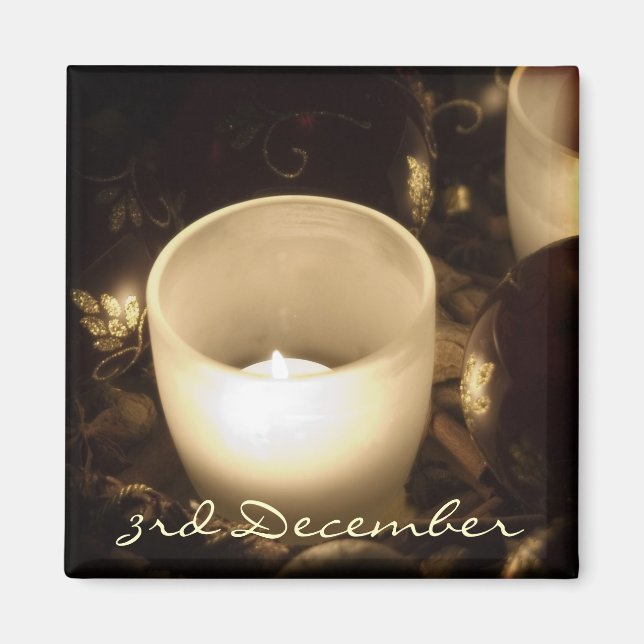 3. Dezember ・ Candles ・ Magnet (Vorne)