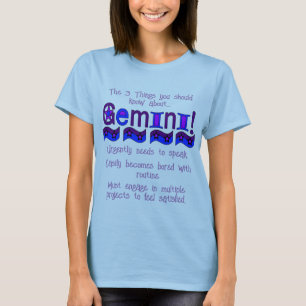 3 Dinge, die Sie über Gemini T - Shirt wissen soll