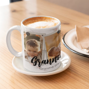 3 Drei Foto Moderne Elegante Collage Family Liebe Kaffeetasse