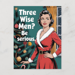 3 Drei Weise Männer Seien Sie Ernst Weihnachten Xm Postkarte