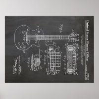3 E-Gitarre Patent - Lustiges Musikliebhaber-Gesch