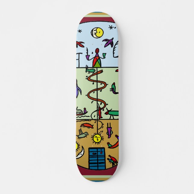 3 Ebenen Skateboard (Vorne)