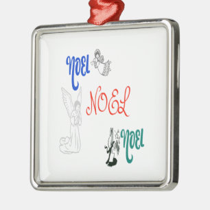 3 Engel blasen Trumpet Gebet Weihnachten Ornament Aus Metall