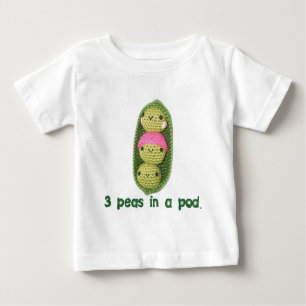 3 Erbsen in einer Hülse Baby T-shirt