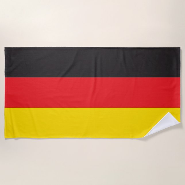 3 Farbkombination, Flag Strandtuch (Vorderseite)