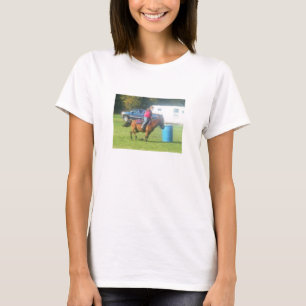 3 Fässer 2 Herzen 1 Traum! PferdeShirt T-Shirt