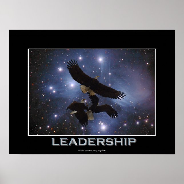 3 Fighting Eagles & Outer Space Fantasy Poster (Vorne)